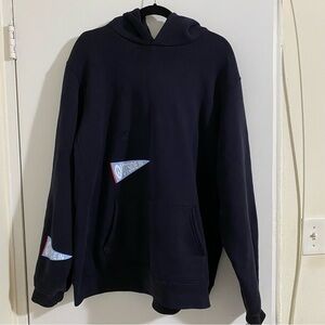 Madhappy Pennant Flag Get Outside Pullover Sweater Hoodie Heavyweight Sz XL
